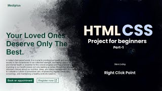 HTML CSS project for beginners 🔥🔥  Part 1  Right Click Point [upl. by Prober]