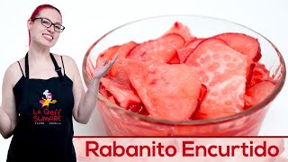 💚 Como hacer Rabanito Encurtido Peruano ✓ Receta Fácil y Rapida [upl. by Nickie160]