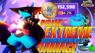 KING LUCARIO GIVES 152K DAMAGE WITH THIS INSANE EXTREME RUSH META BUILD😳🔥  Pokemon Unite [upl. by Alfred]