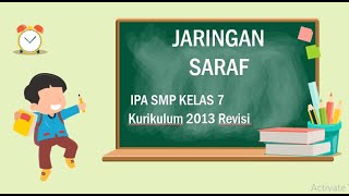 JARINGAN SARAF IPA KELAS 7 SMP KURIKULUM 2013 REVISI [upl. by Yerbua664]