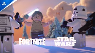 LEGO Fortnite  Star Wars Gameplay Trailer  PS5 amp PS4 Games [upl. by Gascony]