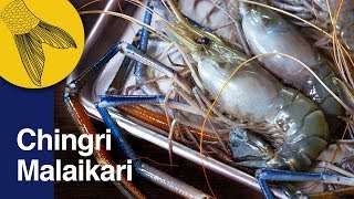 Chingri Malaikari Recipe—Bengali Prawn Malai Curry—Bengali Prawn Curry—Noboborsho Special [upl. by Yecac]