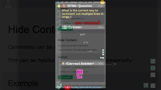 HTML Coding 101 Comments in html webdevelopment shorts [upl. by Gellman]