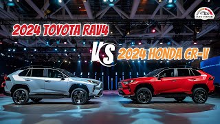 2024 Toyota RAV4 Vs 2024 Honda CR V Which to Buy [upl. by Ferris]