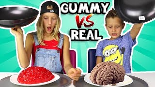 ALL GUMMY vs REAL IN ONE VIDEO [upl. by Etteb]