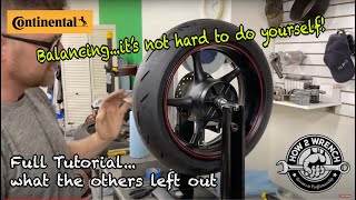 Learn how to balance tires like a pro in minutes Must see first step BikeMaster Balancer 800256 [upl. by Terb]