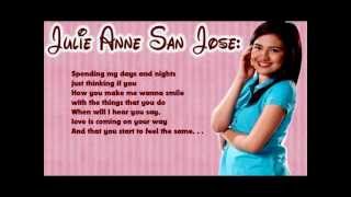 Ill Be There  Julie Anne San Jose  Lyrics [upl. by Sommers825]