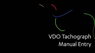 VDO Manual Entry [upl. by Ylirama]