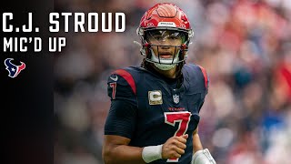 CJ Stroud micd up  Listen in as the Houston Texans QB helps his team to a big home win [upl. by Adniroc]