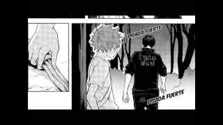 Haikyuu Doujinshi Hinata x kageyama yaoi ♥kokoro control parte 1♥ Español [upl. by Acimot48]