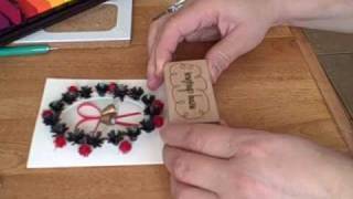 Quilling with Yoyomax12 QUILLED BELLS IN A CUT OUT CARD [upl. by Goodman344]