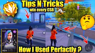 How To use A124 Character Perfactly In Free Fire  Best Tips amp Tricks Garena Free Fire [upl. by Piotr]