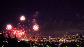 Fireworks in 4K Seattles Seafair Summer Fourth [upl. by Xerxes260]