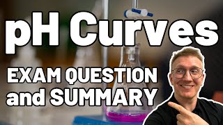 pH titration curve exam question and content summary  OCR A level Chemistry  pH curves [upl. by Borries842]