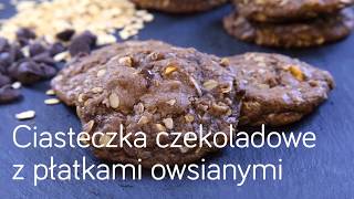 Ciasteczka czekoladowe z płatkami owsianymi  Allrecipespl [upl. by Ranice589]