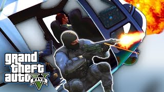 CRAZY POLICE COMMANDO MISSIONS  GTA 5 PC Mods And Funny Moments [upl. by Noek]