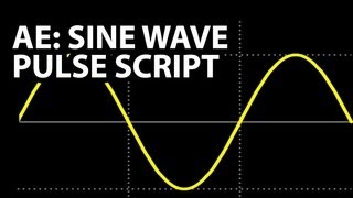 After Effects Expressions Tutorial Sine Wave Pulse Script Beginner [upl. by Mareah]