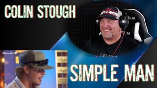 Colin Stough  Simple Man  American Idol 2023 Audition  REACTION [upl. by Sida]