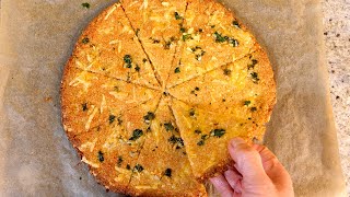 Keto vegan garlic and cheese flatbread [upl. by Otsenre32]