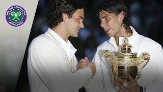 Roger Federer v Rafael Nadal Wimbledon Final 2008 Extended Highlights [upl. by Drus]