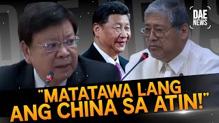 Rep Marcoleta Matatawa lang ang China sa atin  West Philippines Sea China Territory [upl. by Ainirtak483]