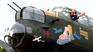 Interior Tour Of Avro Lancaster MKVII NX611 Just Jane [upl. by Atinar]