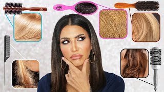 STOP using the WRONG BRUSH for your HAIR TYPE [upl. by Lahcsap]