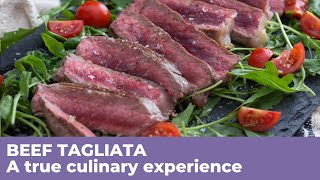 How to prepare a succulent BEEF TAGLIATA  Traditional Italian Recipe [upl. by Hendrik]