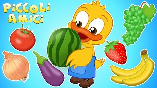 Frutta e Verdura NUOVA Canzone  Canzoni per Bambini con Piccoli Amici [upl. by Akeyla]