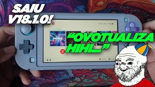 POR FAVOR NÃO ATUALIZE SAIU ATUALIZAÇÃO NINTENDO SWITCH DESBLOQUEADO 1810 DÁ PRA JOGA ONLINE [upl. by Hembree]