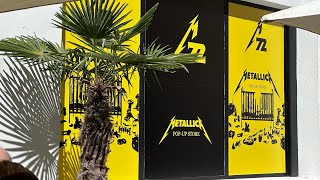 Inside Metallica’s pop up shop Madrid Spain 2024 [upl. by Han]