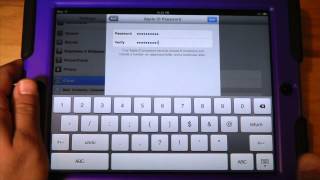 How to set up iCloud on iPad [upl. by Justen]