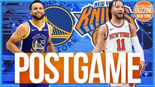 KNICKS BEAT WARRIORS Deuce Career High🔥Hart Triple Double Brunson Cali Cookin Anunoby news [upl. by Yaeger]