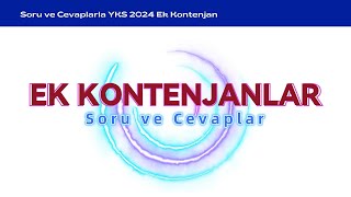 Ek Kontenjanlar Hakkında Merak Edilen Sorular Ek kontenjan Nedir Ek Kontenjana Kimler Başvurabilir [upl. by Damal]