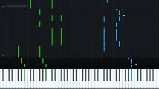 NIVIRO  Flares Piano Tutorial  Sheet music [upl. by Acirdna]