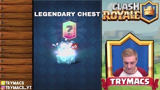 SCHON WIEDER  ES REGNET LEGENDÄRE KARTEN  LEGENDARY CHEST OPENING  CLASH ROYALE DEUTSCH [upl. by Airdnala]