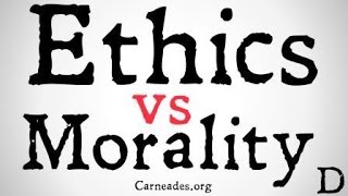 Ethics vs Morality Philosophical Distinctions [upl. by Enenaej]