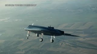 Turkey’s ANKA III Fighter Drone Makes Debut Flight [upl. by Colene]