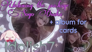 Unboxing merch with IDOLISH7 Sogo Osaka idolish7 animemerch [upl. by Nylarac439]