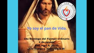 18o Domingo del Tiempo ordinario 4 de Agosto San Juan 6 2435 Año litúrgico 2024 Ciclo B [upl. by Airdnala]