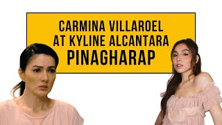 CARMINA VILLAROEL AT KYLINE ALCANTARA PINAGHARAP [upl. by Golanka434]