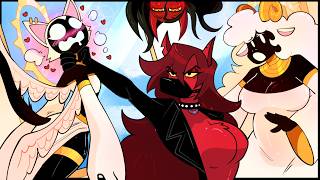 Demon GF X Angel Wifes SinFull Kitty Kinks  Bug Enthusiast comic dub [upl. by Ydniw]