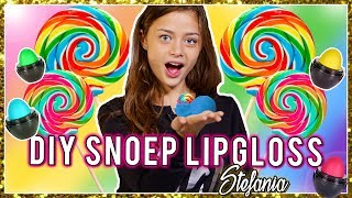 DIY SUIKERSPIN LOLLY EN BUBBLEGUM LIPGLOSS MET STEFANIA [upl. by Mintz]