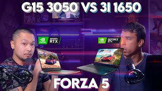 A RTX 3050 é muito melhor que a GTX 1650  Dell G15 vs Gaming 3i no Forza Horizon 5 [upl. by Yrohcaz171]