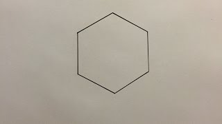 Comment Dessiner Un Hexagone  How To Draw An Hexagon [upl. by Prestige852]