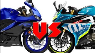 CFMOTO 300sr Vs YAMAHA R3 COMPARISON [upl. by Enyaht703]