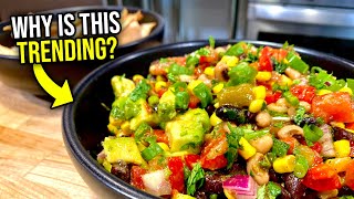 You Wont Believe How AMAZING Cowboy Caviar Is  Texas Caviar Recipe [upl. by Munro843]