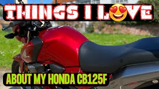 Honda  cb125f  The things I like about this bike  Owners opinion [upl. by Sidonnie708]