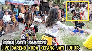 New Rogo Samboyo Mendem Jaranan Jati Luhur Acara KUDAKEPANG ROADSHOW PRABOWO GIBRAN Di Gambir baru [upl. by Atilrahc]