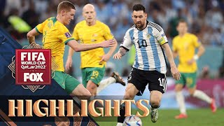 Argentina vs Australia Highlights  2022 FIFA World Cup  Round of 16 [upl. by Allicserp]